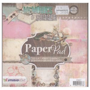 Paperpad 15 x 15 cm, Memories of Summer