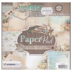 Paperpad 15 x 15 cm, Memories of Summer