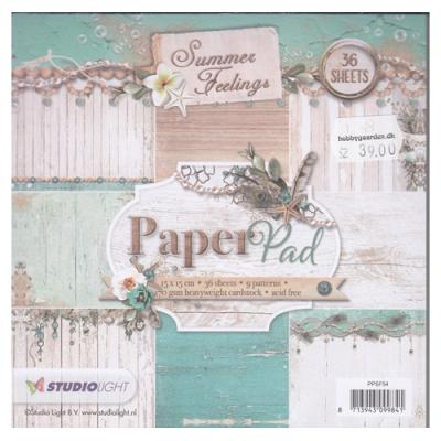 Paperpad 15 x 15 cm, Summer Feelings