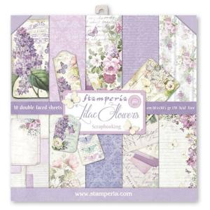Stamperia Lilac 12x12 Inch Paper Pack