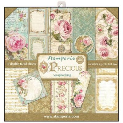 Stamperia Precious 12x12 Inch Paper Pack