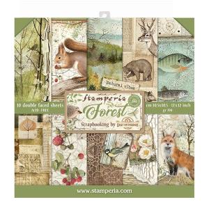 Stamperia Forest 12x12 Inch Paper Pack