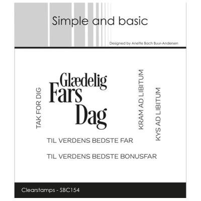 Simple and basic Clearstamp "Danske tekster" SBC154