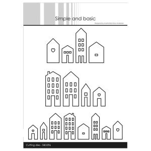 Simple and Basic die "Town Houses" SBD296