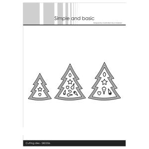 Simple and Basic die "Christmas Trees" SBD356