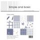 Simple and Basic Design Papers 15x15cm