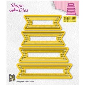 NS SHAPE DIES "Set of 4 tags - 1”