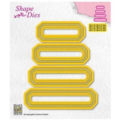 NS SHAPE DIES "Set of 4 tags - 4