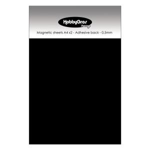 HobbyGros Storage "Magnetic Sheets A4 (2 pcs) - Adhesive Back" S